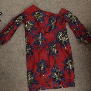 Hot Pink Ankara Dress